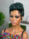 Glueless pixie cut wig with scalp illusion technology, creating a realistic and natural appearance.