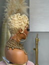 Glueless pixie wig with heat-resistant fibers, allowing for styling versatility for Black women.