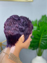 Glueless pixie cut wig with texture, giving a modern, stylish touch to Black women's hair.