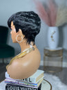 Glueless natural pixie cut wig designed for Black women, offering a comfortable and secure fit.