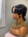 Glueless pixie cut wig with scalp illusion technology, creating a realistic and natural appearance.