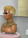 Glueless natural pixie cut wig designed for Black women, offering a comfortable and secure fit.