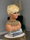 Glueless tousled pixie wig with effortless texture, ideal for a carefree yet polished style.