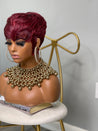 Glueless blonde pixie cut wig designed for Black women who love a chic and radiant look.