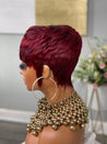 Glueless blonde pixie cut wig designed for Black women who love a chic and radiant look.