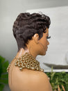 Glueless pixie cut wig with scalp illusion technology, creating a realistic and natural appearance.