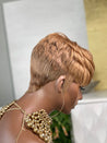 Glueless pixie wig with natural density, giving fullness without bulk for African American hair.