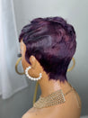 Glueless pixie cut wig with texture, giving a modern, stylish touch to Black women's hair.