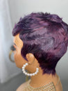 Glueless pixie cut wig with texture, giving a modern, stylish touch to Black women's hair.