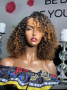 Glueless afro kinky wig providing a full, voluminous look