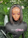 Relaxed hair bob wig that mimics natural silk-pressed Black hair